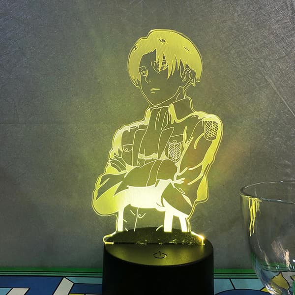 3D Anime Figur Natlampe Illusion Lampe Remot