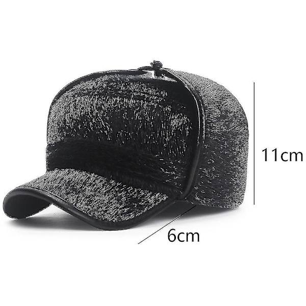 Herre Duck Work Advanced Cotton Vinter Ball Cap Med Ørevarmere（Stil2）