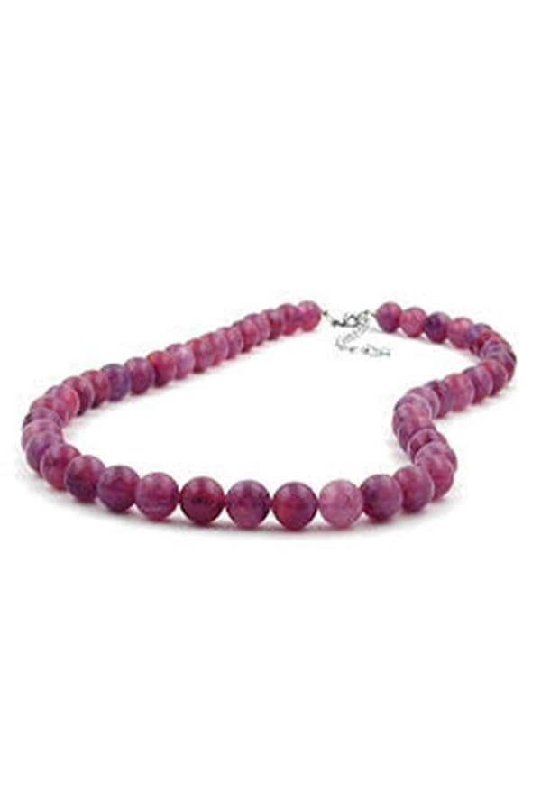 Halsband Pärlor 10mm Lila-lila 80cm - Gl01504-80