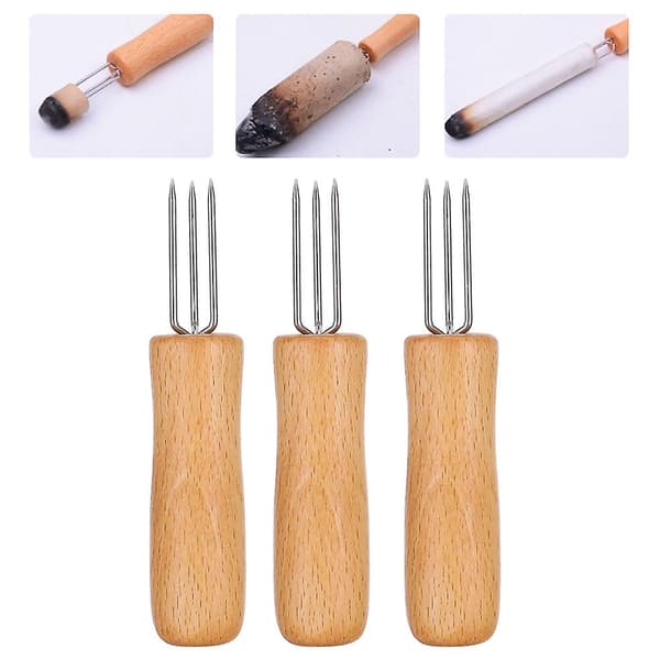 Akupunktur Massage Moxibustion Stick Extender Verktyg - 3 st