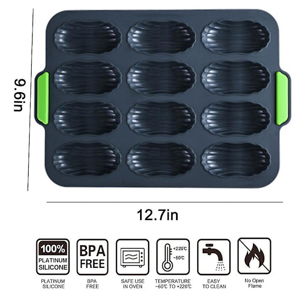 Mini Baguette Bakplåt 34.5x 24 Cm Non-stick Perforerad Plåt Bröd Krispning Bricka Limpa Bakform
