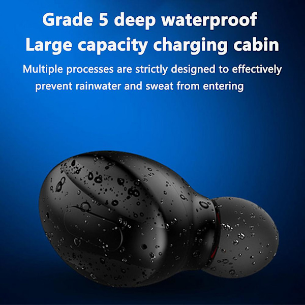 Bluetooth 5.0 ørepropper - Trådløse ørepropper med mikrofon - TWS In Ear
