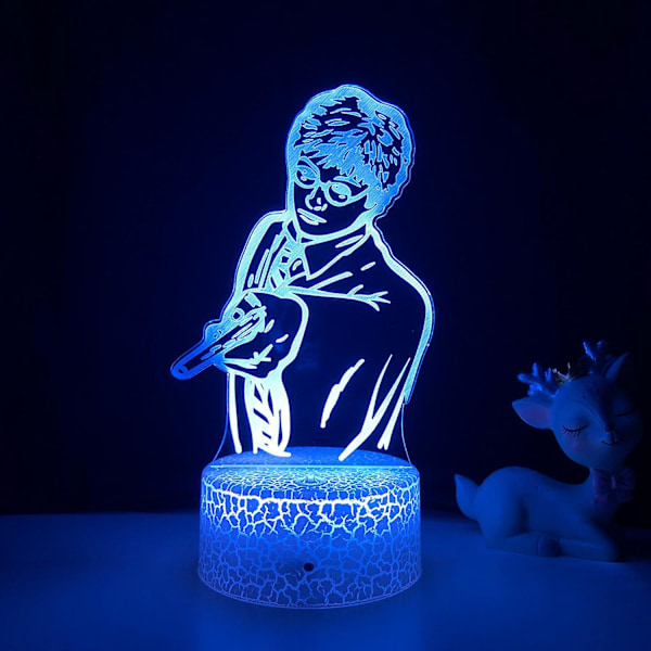 Magisk Akademi Harry Potter Natlampe 3D LED Illusion Lampe til Børns Soveværelse Dekorativ Lampe B091-838