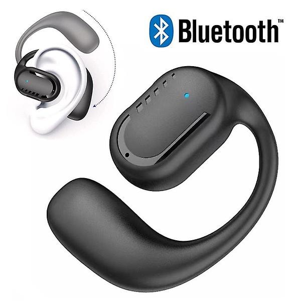 Bluetooth-hörlurar med öronkrok, enkel öra, lång uthållighet, affärsdrivande hörlurar, smärtfri användning, vattentäta hörlurar