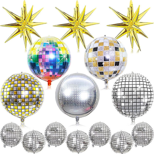 Disco-palloja (18 kpl, 22 ja 10 tuumaa)