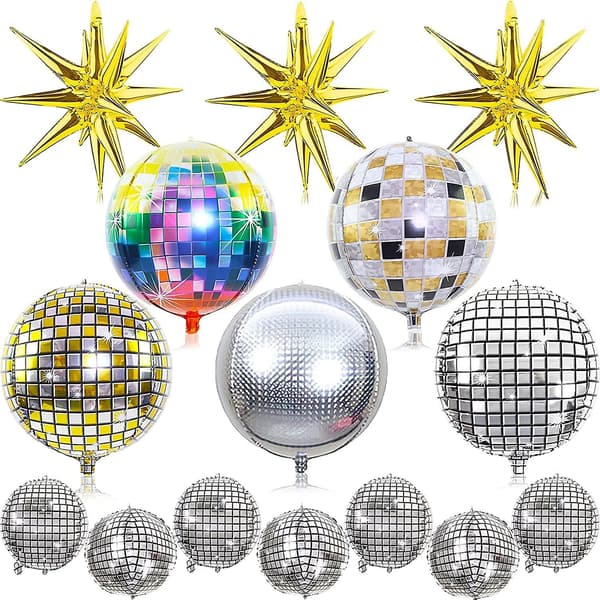 Discokule Ballonger (18 stk, 22 og 10 tommer)