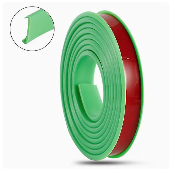 2m/10mx16mm U-formet kantlist selvklebende finérkant TPE fleksibel møbelkantbeskytter for skapreparasjon møbelrestaurering