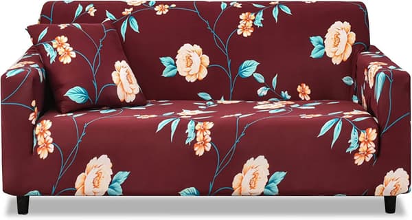 Elastiskt sofföverdrag halkfritt Jacquard elastiskt sofföverdrag för 2-sits soffa