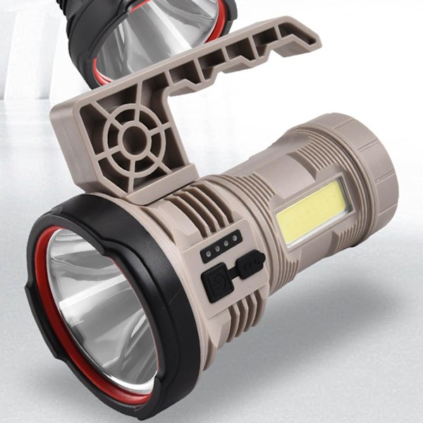 Lommelygte Led Lommelygte Sidelys Multifunktionel Stærkt Lys Lommelygte Udendørs Led Bærbar Hjem USB Genopladelig Lommelygte（B）