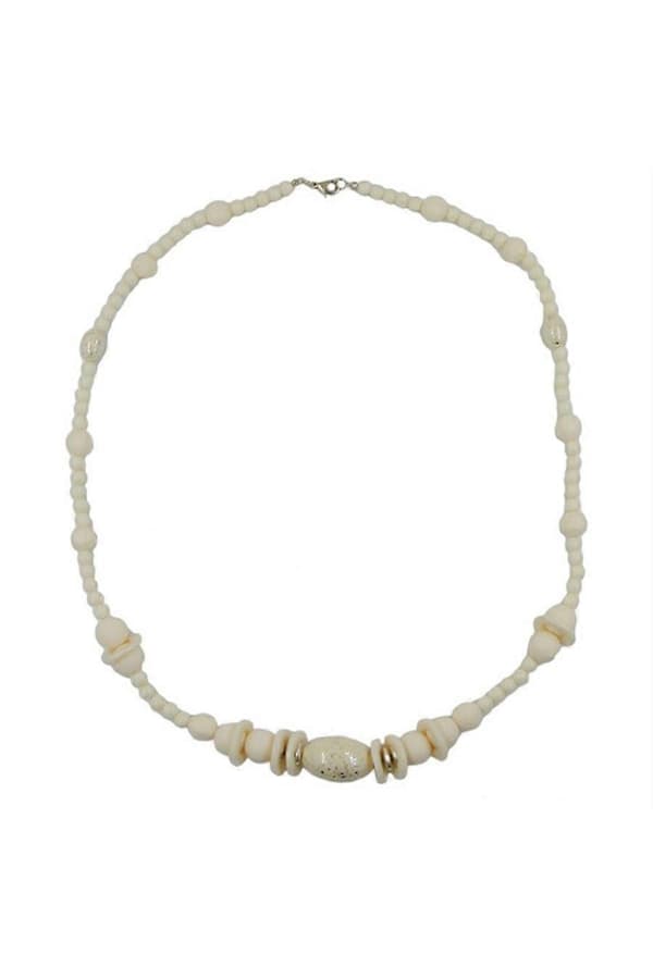 Halsband Pärlor Creme Silverton 70cm - Gl07450