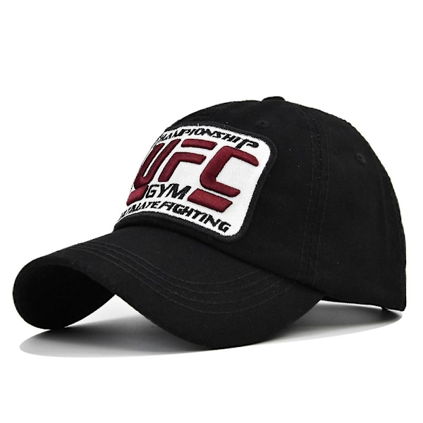Ufc Tredimensionell Broderi Basebollkeps 3d Broderi Basebollkeps Peaked Cap Cowboyhatt Solskärm One Piece