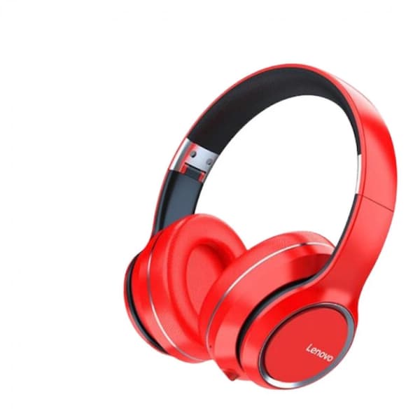 Røde Bluetooth-hovedtelefoner i øret Foldbar computer headset Trådløs støjreducerende Hi-fi stereo headset Gaming headset
