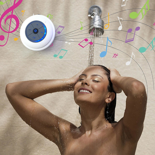 Bluetooth-högtalare, bärbar trådlös, bärbar Bluetooth-högtalare, trådlösa duschhögtalare för telefon, Bluetooth-subwoofer, handsfree-bilhögtalare, högtalare