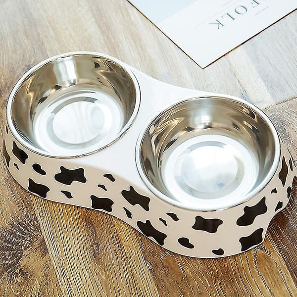 Rustfrit stål hundeskål madskål til hunde, katte 1 stk.