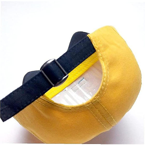 Dww-Lasten lippalakki Piirretty karhu baseball-lippalakki (keltainen, lippalakin ympärysmitta 48-54cm) Piirretty aurinkosuojalippalakki Lippalakki