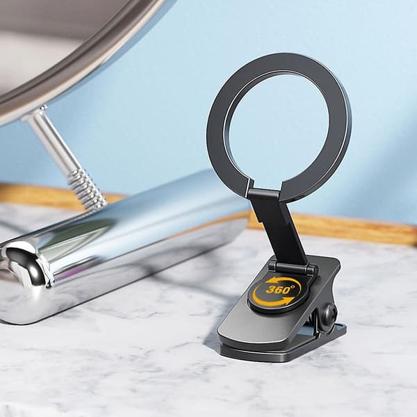 Bilmontert telefonholder, magnetisk dashbordbilmontering passer for MagSafe（Som vist）