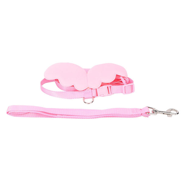 Pink S Adjustable Duck Harness Leash for Outdoor Walking