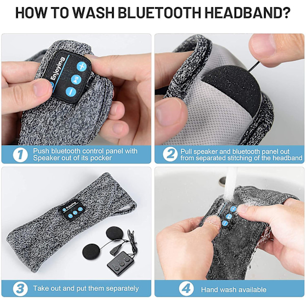 Sovehodetelefoner Bluetooth-gaver til kvinner/menn - sovehodetelefoner