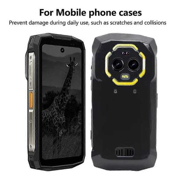 Beskyttelsesdeksel i silikon for mobiltelefon til Ulefone Armor Mini 20T Pro Black