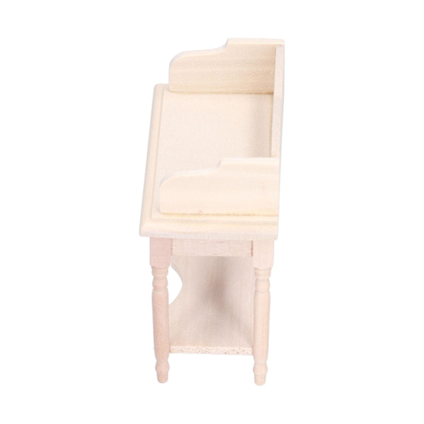 1:12 Miniatyrdocka Skrivbord Mini DIY Dockhus Skrivbord Modell Möbler Tillbehör
