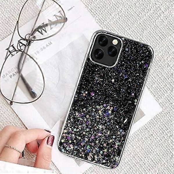 Bling-fodral för iPhone 13, Glitterfodral, Lyxigt Flickigt Glittrande Stjärnigt Smalt Flexibelt Lätt Mjukt Gel TPU Skyddande Fodral för Apple iPhone 13 6.1'' 20