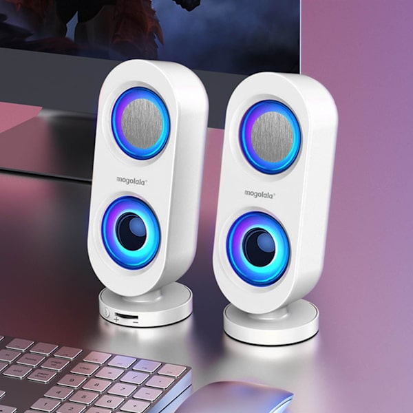 Datorhögtalare Skrivbordsspel Datorljud Skrivbord Hem Mobiltelefon Liten Högtalare Mini Subwoofer Trådbunden USB Hög Volym Utrymme