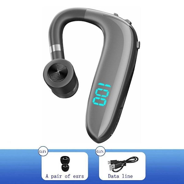 9d Hifi automaattinen melunvaimennuskuulokkeet Bluetooth 5.2 korvakoukkukuulokkeet digitaalinen näyttö yksipuolinen autoliikekuuloke vedenpitävä urheilukuuloke