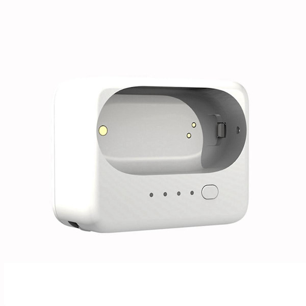 For GO3 Thumb Camera Latausmoduuli Butler Ulkoinen Akku Monitoiminen Kamera Latauskotelo（Valkoinen）