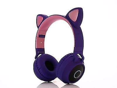 Kids Bluetooth 5.0 Kattøre Hodetelefoner Foldbare (bilde 3)