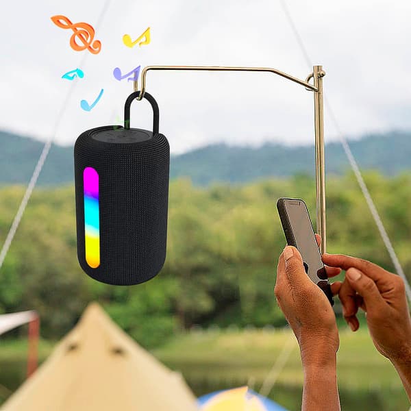 Ny multifunksjonell Bluetooth-høyttaler 319 trådløs subwoofer-kortinnsetting gave Bluetooth-høyttaler (A)