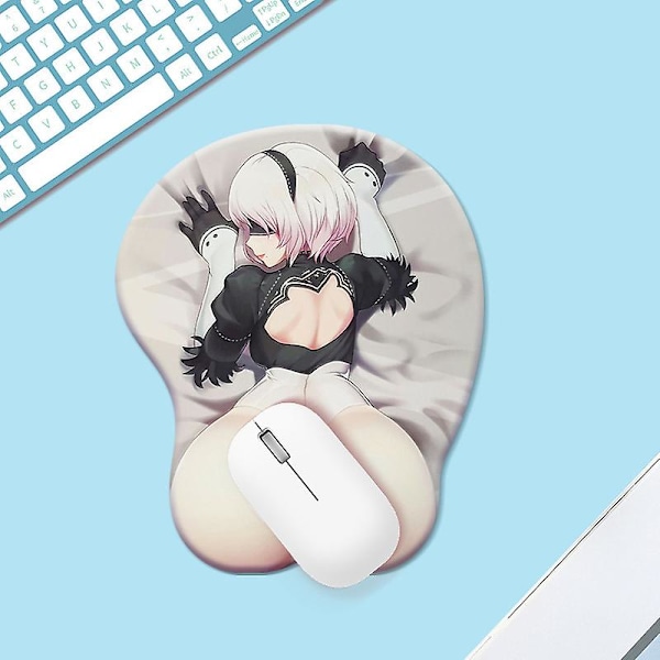 2b Pp Anime Musmattor med handledsstöd Gaming 3d Musmattor 2way Skin (2bpp)