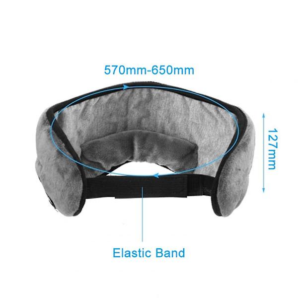 Langaton Bluetooth 5.0 -kuulokkeet Unimaski Korvatulpat Musiikkisoitin Korvatulpat Kutsuttu Musiikkitaide Hengittävä Unimaski Korvatulpat(harmaa)