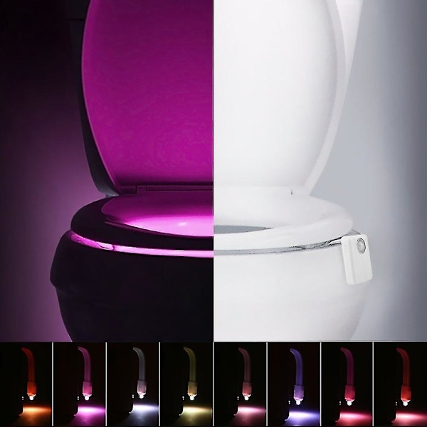 Human Induction Toilet Lamp Motion Activated Sensor Emergency Night Light