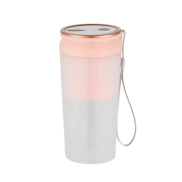 350 ml Mini Blender Fresh Juice Mini Blender med USB laddning Portable Juice Pink