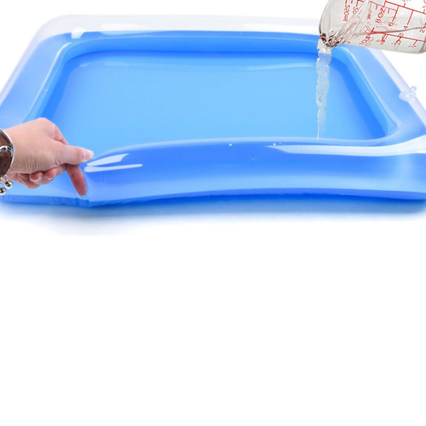 Oppustelig sandkasse i Power Sand Cushion