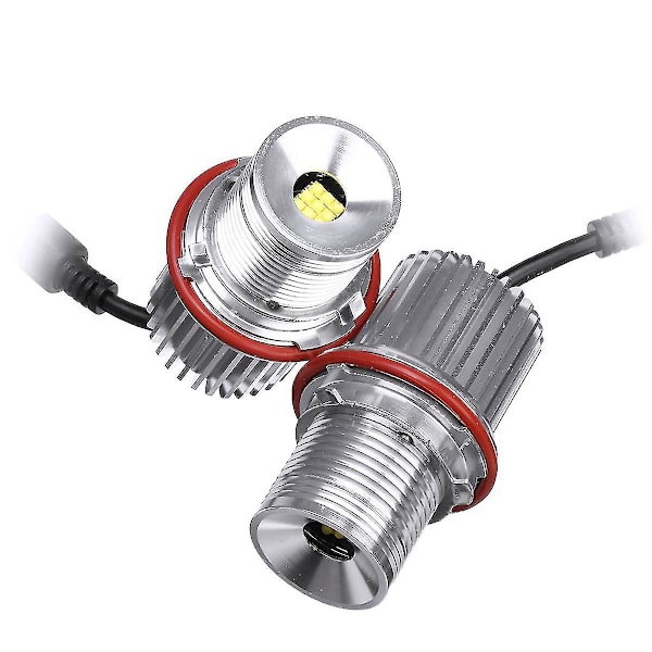 2 st 45w vita LED-bilängelögon LED-markör Halo-ringljuslampa strålkastarlampa för - E39 E53 E60
