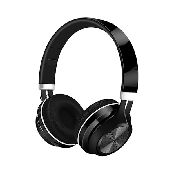 Trådløse hodetelefoner Bluetooth-hodetelefoner med dyp bass intelligent støyreduksjon lang rekkevidde sammenleggbar Bluetooth 5.0/TF-kort