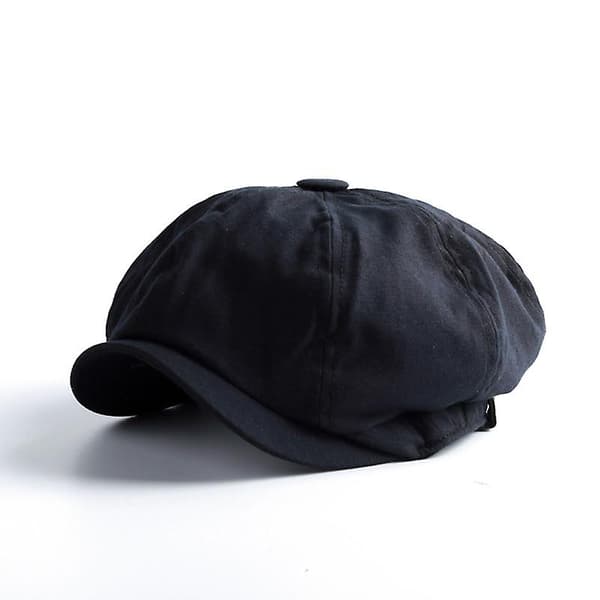 Herringbone Baker Boy Cabbie Flat Hat Retro Newsboy Cap för män