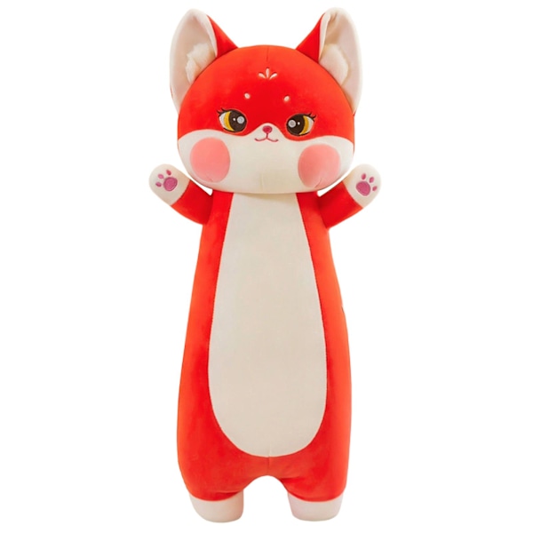 Cute Fox Plush Toy Long Stuffed Pillow Doll Lovely Soft Plushies Pillow Cushion Plush Doll For Kids Baby Comforting Gift