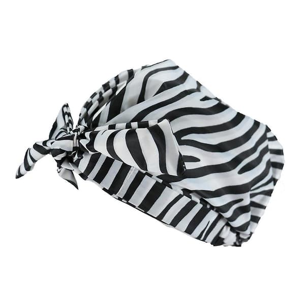 Dww-(Stripe) 1 stk dusjhette for kvinner, vanntett gjenbrukbar dusjhette turban elastisk kant badehette for Ch