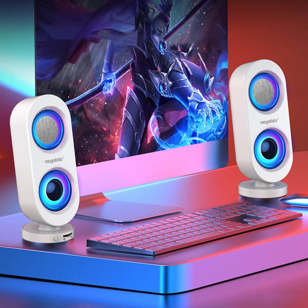 Computerhøjttalere Desktop Spil Computer Audio Desktop Hjem Mobiltelefon Lille Højttaler Mini Subwoofer Kablet USB Høj Lydstyrke Udsalg