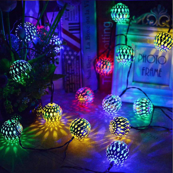 40 LED-gardinlampor Jul ljusslingor Jul gardinlampor Jul LED ljusslingor(B)