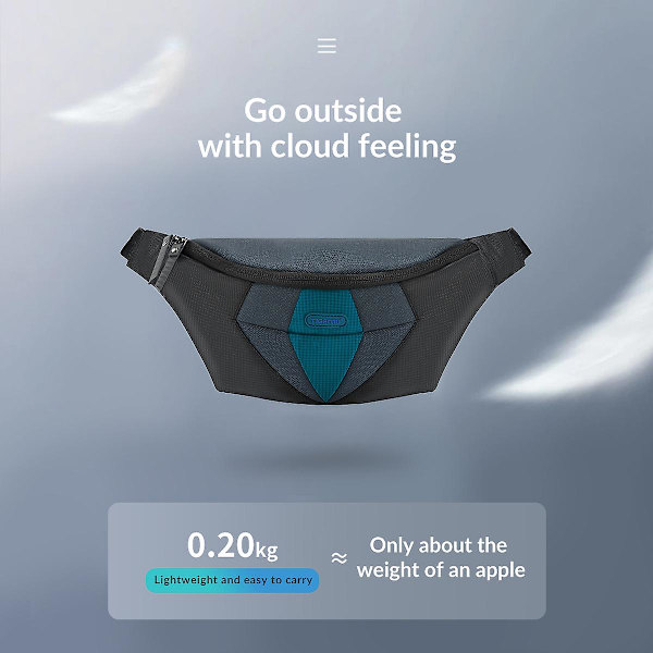 Livstidsgaranti Herr Midjeväska Mode Fanny Pack Midjeväskor För Herrar Resa Telefon Väska Väska Crossbody Väskor Pengar Bälte Sling Väska