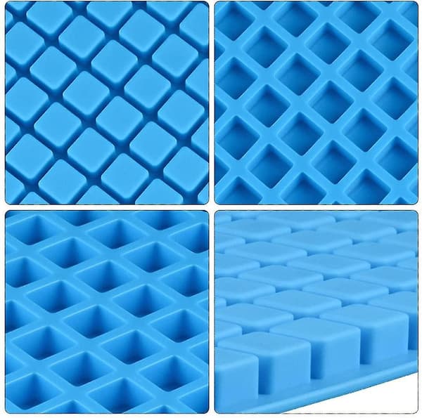 2-pack fyrkantiga silikonformar - 126 håls mini silikonformar