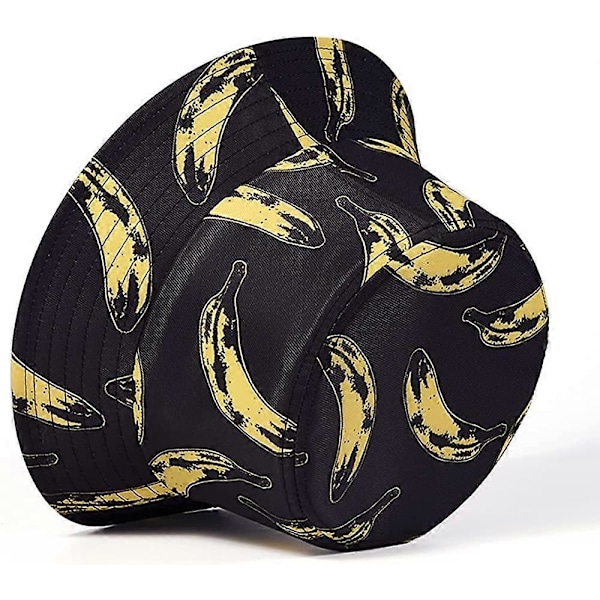 Unisex Solhattar, Bomullsstrandhinkhatt för Män Kvinnor, Sommar Utomhus Pojkar Flickor Boonie Cap Andningsbar Packbar