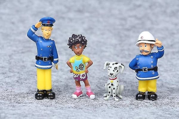 Brannmann Sam Actionfigur, søte tegneseriefigurer SHznv