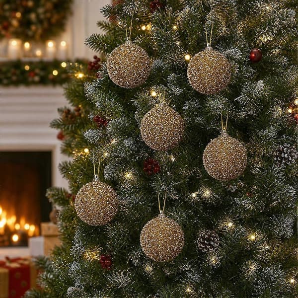 Julekuler i skum - Allsidig dekorasjon for en festlig julestemning Red