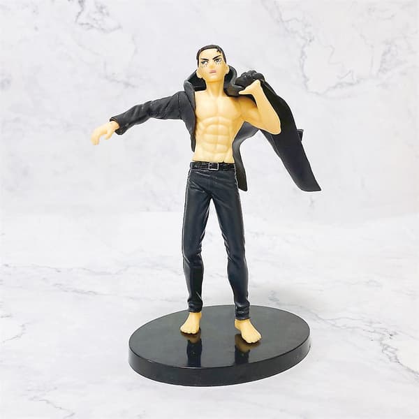 Attack On Titan Tecknad Figur Leksak Kreativ Eren Jaeger Handdocka Modell Barnpresent