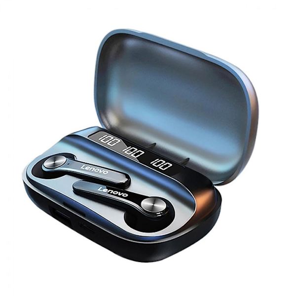 Bluetooth-hörlurar Trådlösa hörlurar Stereo hörlurar Touch-knapp Laddningsbox 1200mah Powerbank | Bluetooth-headset Hörlurar (svart)