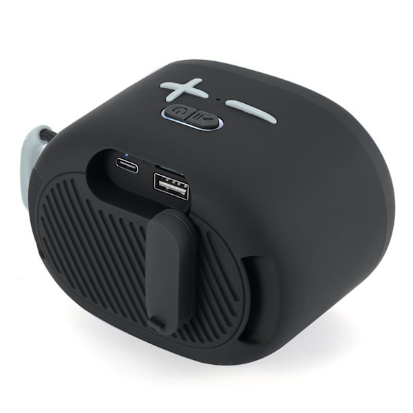 Bluetooth Audio Stof Højttaler Plug-In Mini Stereo Bluetooth Højttaler Stilfuldt Eksternt Lys Lang Batterilevetid Enhed Sammenkobling